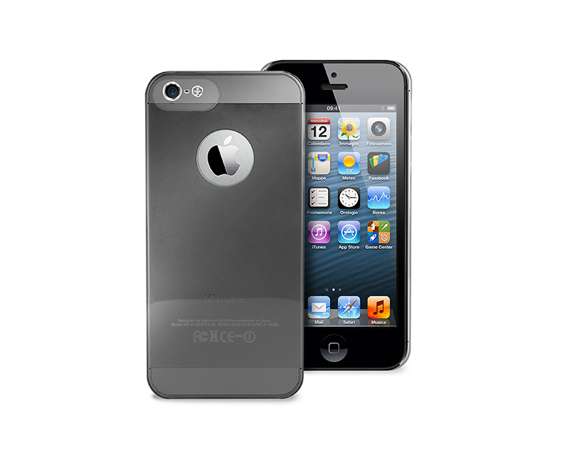 Puro Back Cover iPhone 5 5s SE black