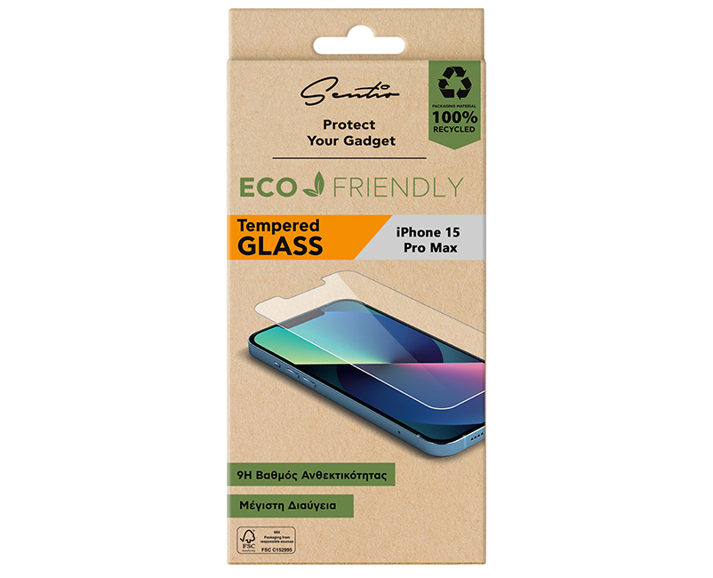 &Gamma;&upsilon;&alpha;&lambda;ί Sentio iPhone 15 Pro Max Tempered