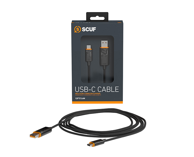 SCUF USB-C Charge Cable Black 3.6m