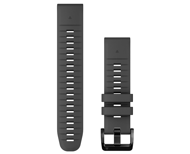 Silicone Band Graphite QUICKFIT&reg; 22
