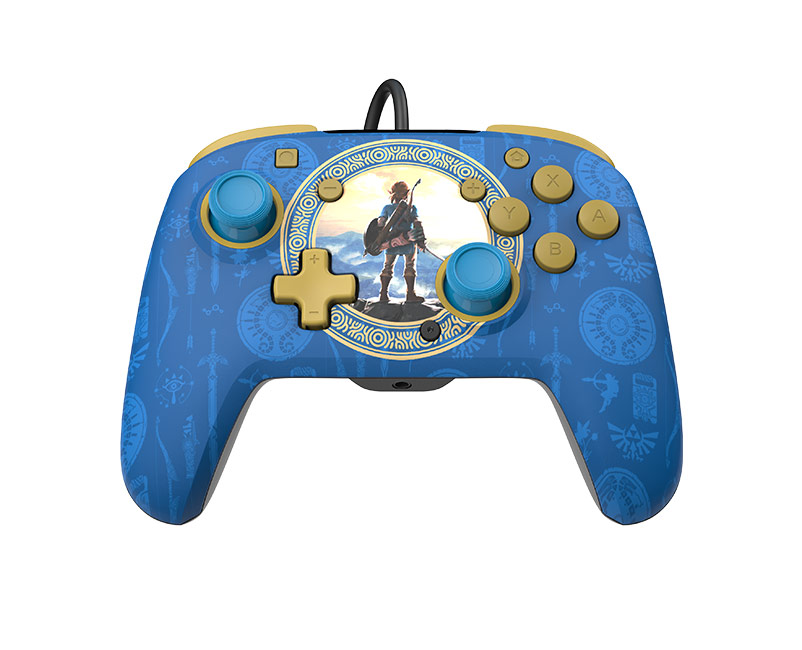 PDP Controller Rematch Hyrule Blue
