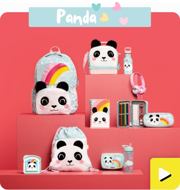 Happy Panda  - Collection 2023 | Σχολικά είδη Plaisio.gr. Μια ολοκληρωμένη συλλογή με τσάντες, κασετίνες, τετράδια και πολλά άλλα σχολικά είδη.