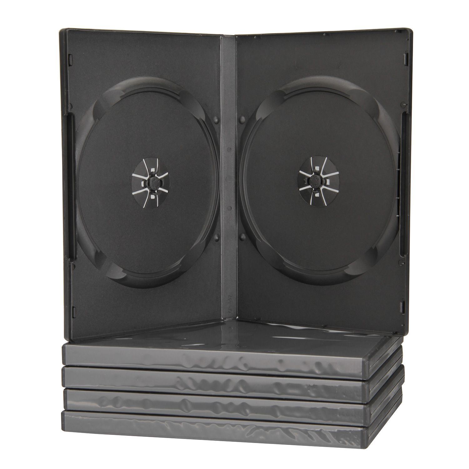 Q-Connect Θήκη CD/DVD Ανταλλακτική 5 τεμ. Μαύρη