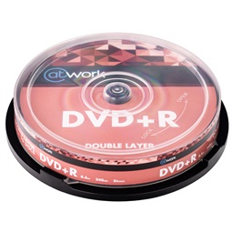 Work DVD+R Double Layer 10 τεμ. | Plaisio