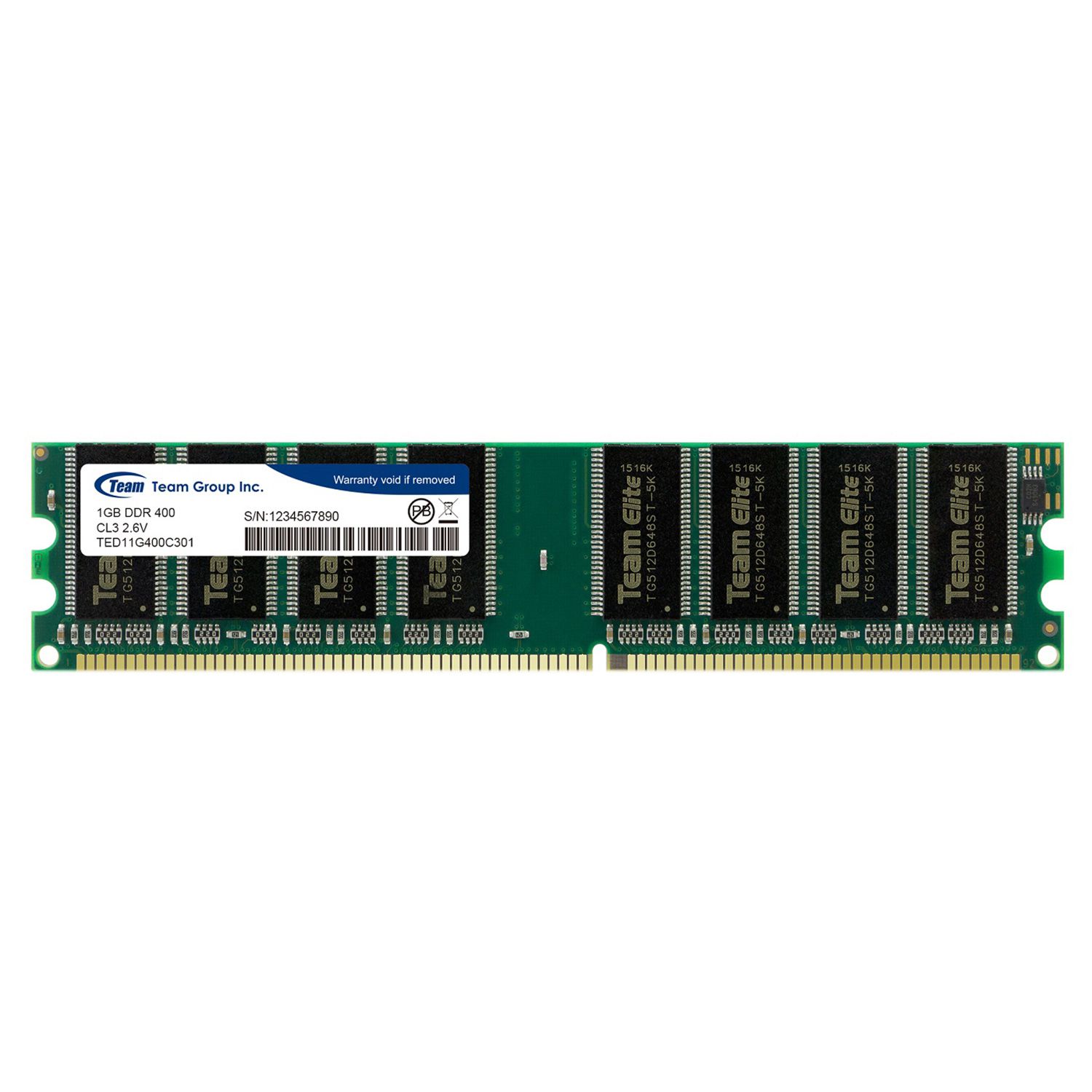 TeamGroup Desktop RAM Value 1GB 400MHz DDR
