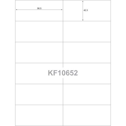 Q-Connect Ετικέτες Α4 KF10652 ( 96.5 x 42.3 mm ) | Plaisio