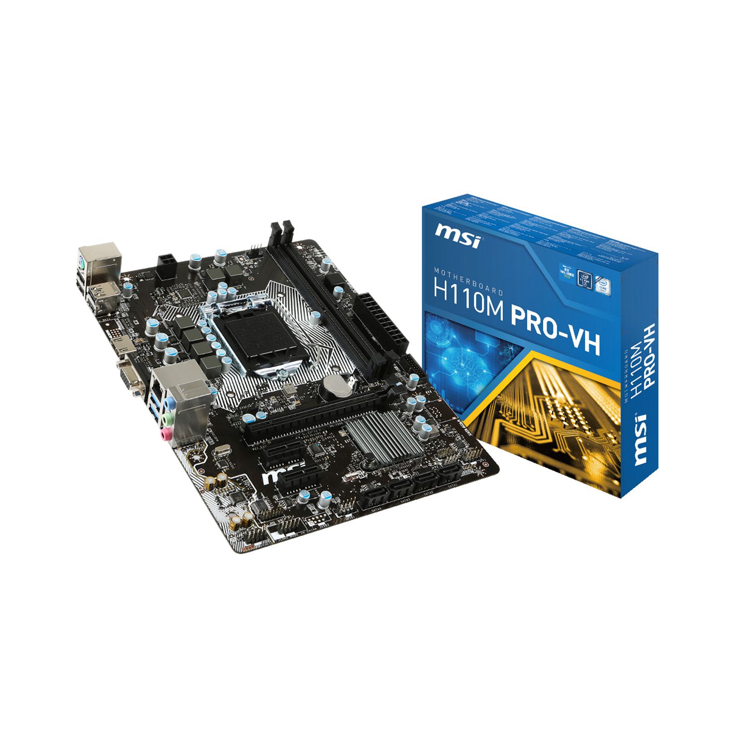 MSI Motherboard H110M PRO-VH (H110/1151/DDR4)