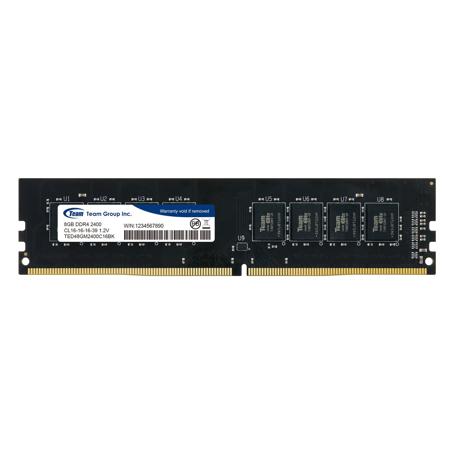 TeamGroup Desktop RAM Value 8GB 2400MHz DDR4 Plaisio