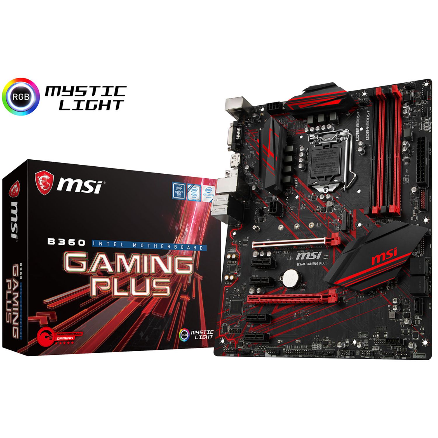 MSI Motherboard B360 Gaming Plus (B360/1151/DDR4)