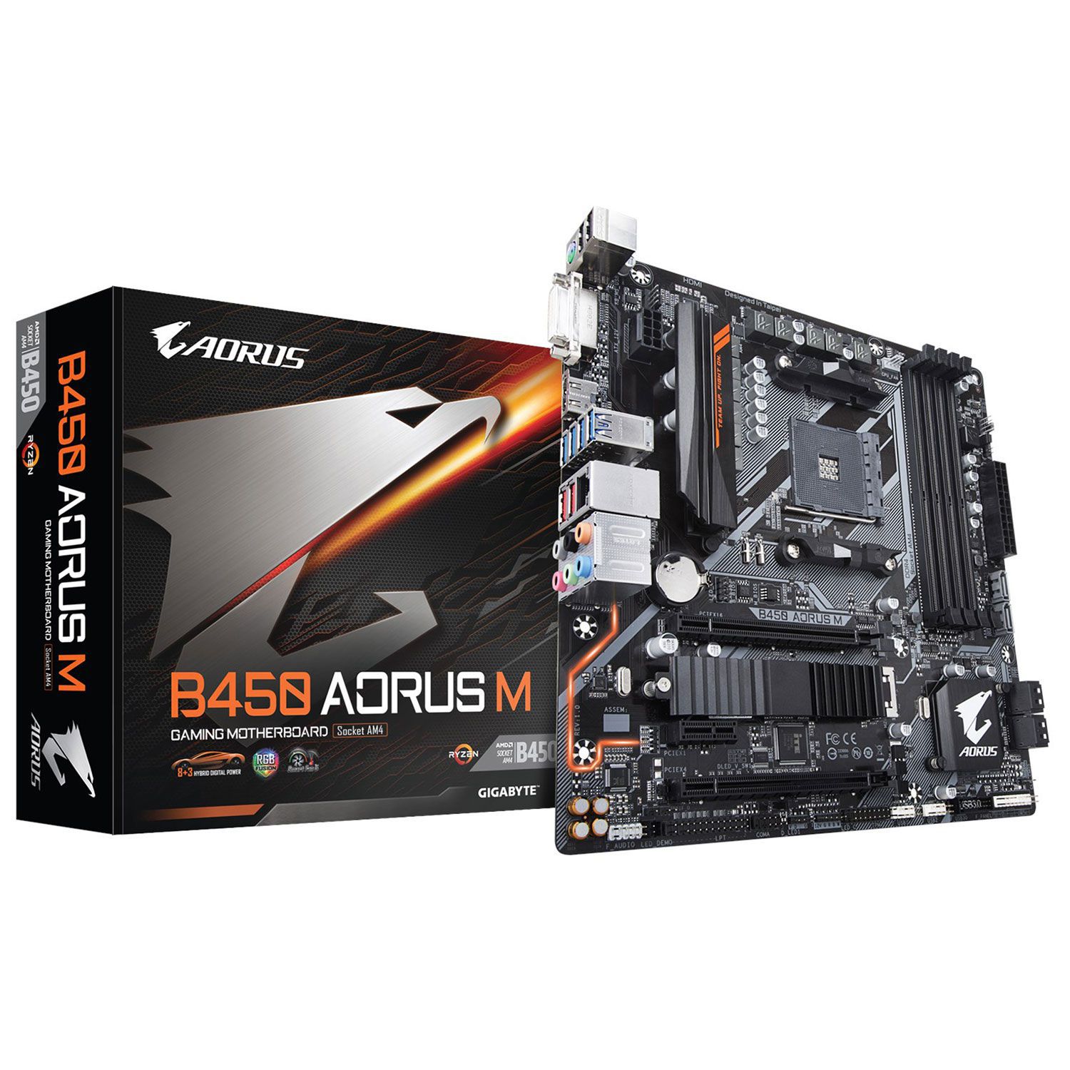 Gigabyte Motherboard B450 Aorus M (B450/AM4/DDR4)