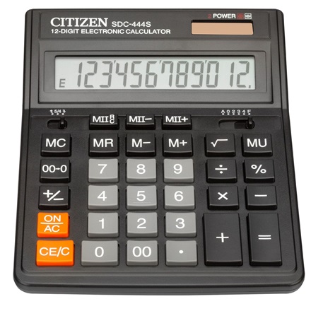 Citizen Αριθμομηχανή 12 Ψηφίων SDC-444S | Plaisio