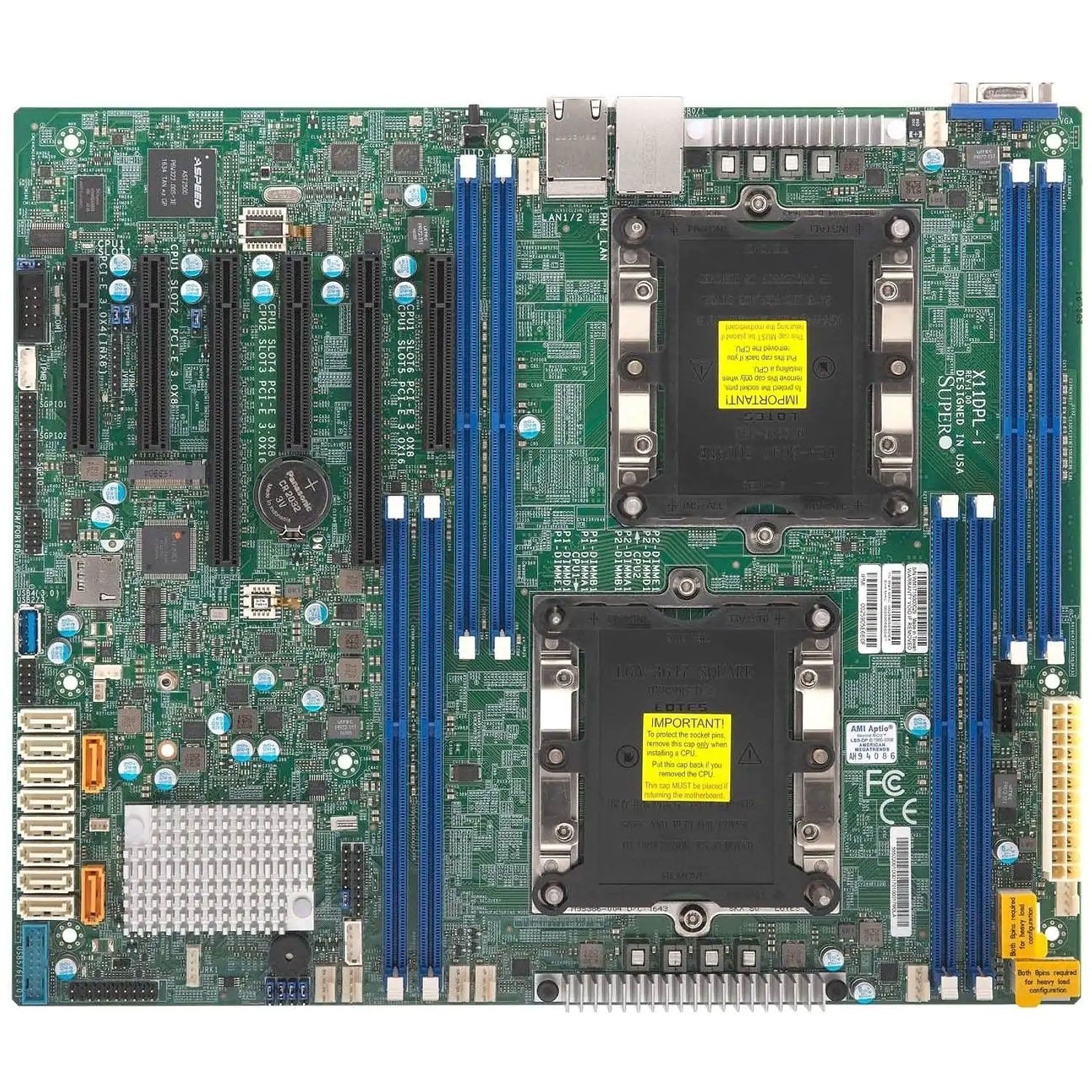 SUPERMICRO Server Motherboard X11DPL-I-O