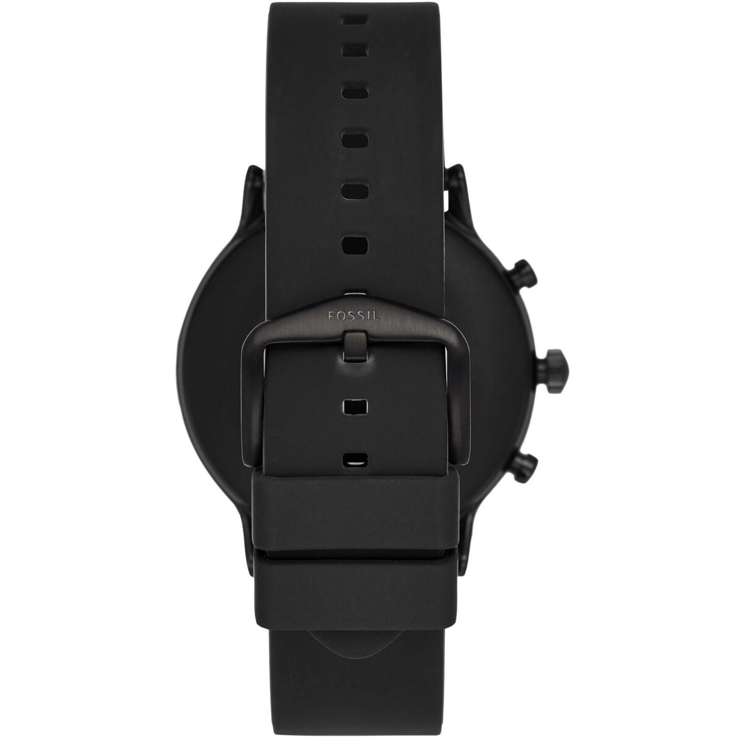 Fossil Gen 5 The Carlyle HR Black Silicone