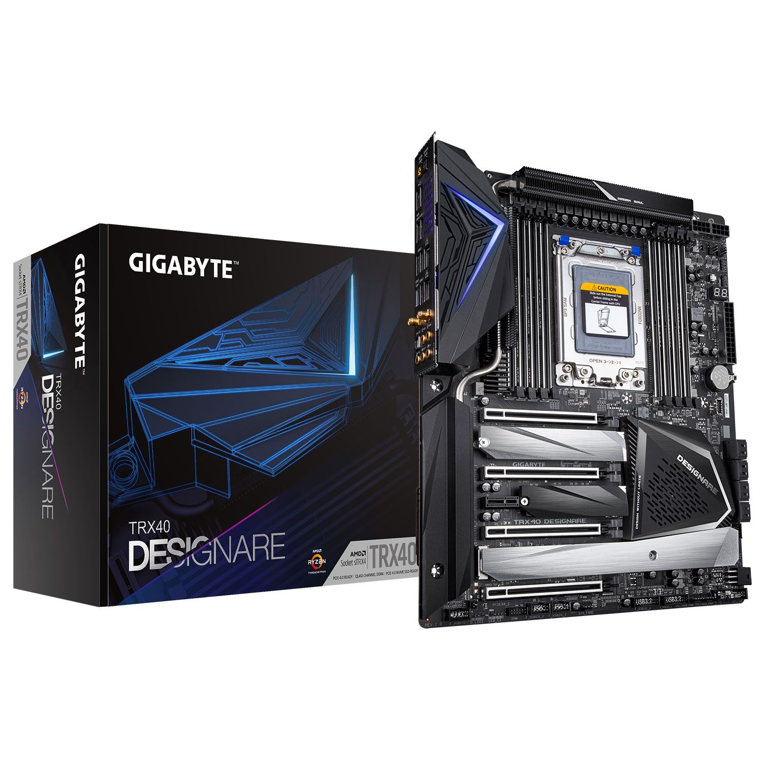 Gigabyte Motherboard TRX40 DESIGNARE (TRX40/sTR4/DDR4)