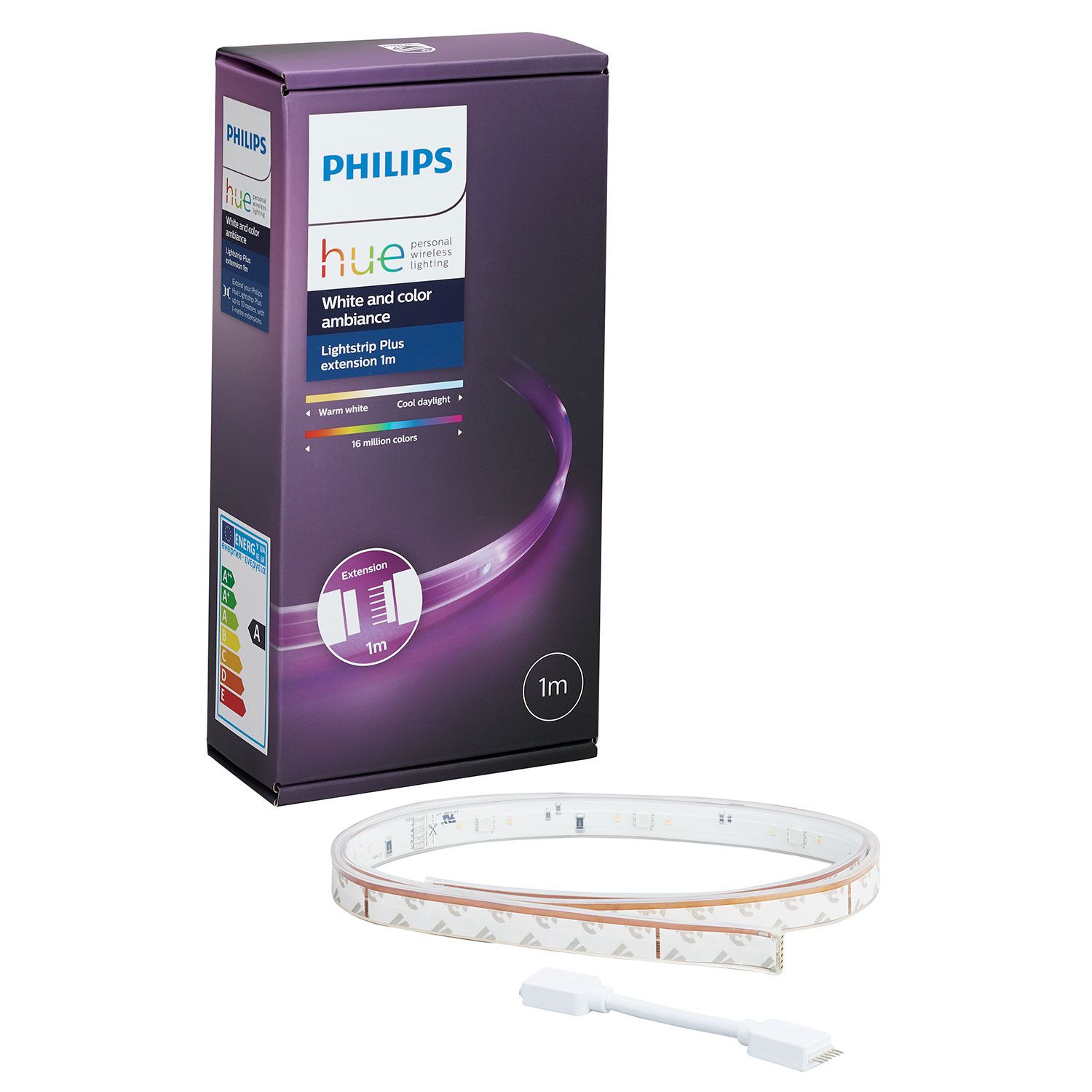 Philips Hue Smart Lightstrip Plus Extension 1M (White and Color Ambiance)