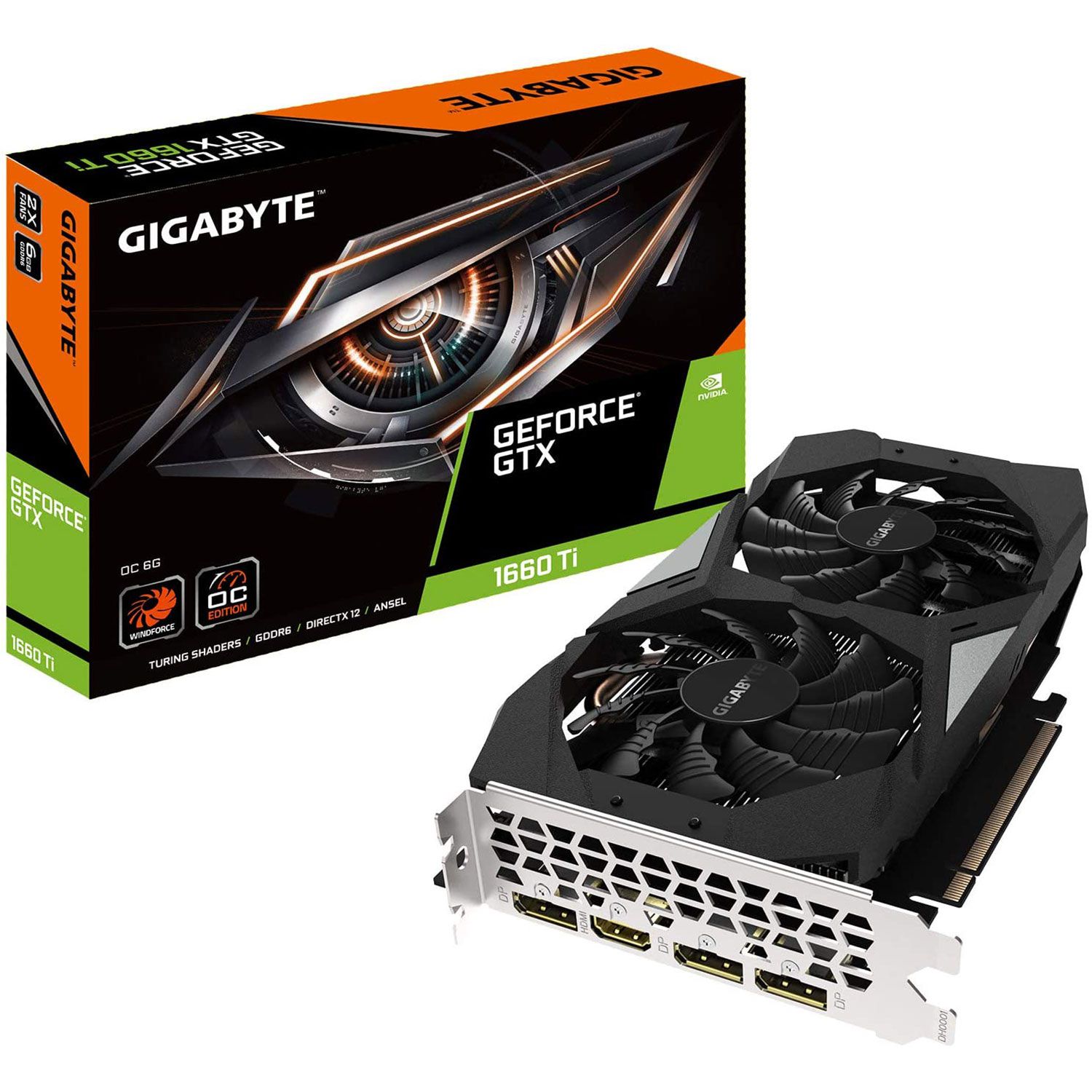 Gigabyte VGA GeForce GTX 1660 Ti Windforce 6 GB