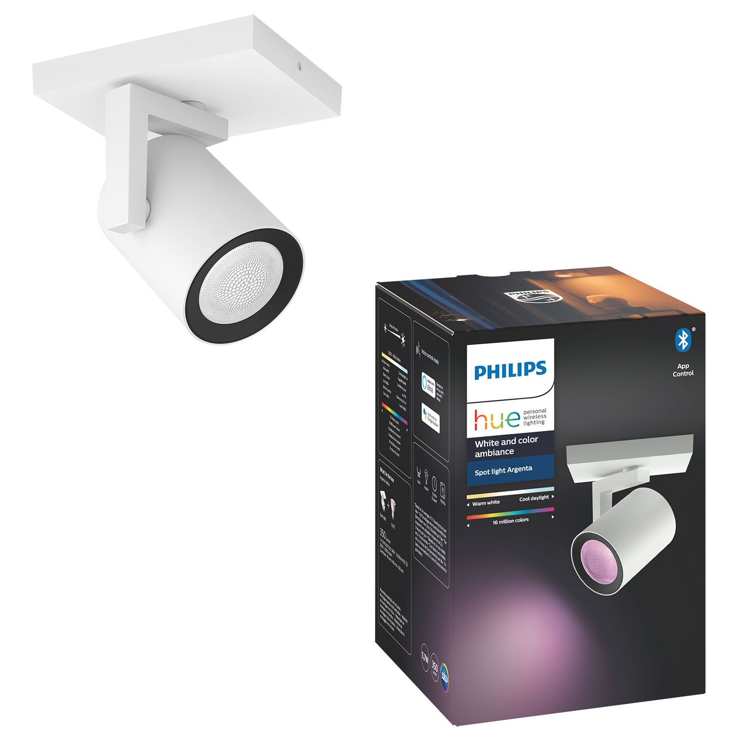 Philips Hue Argenta Single Spotlight White