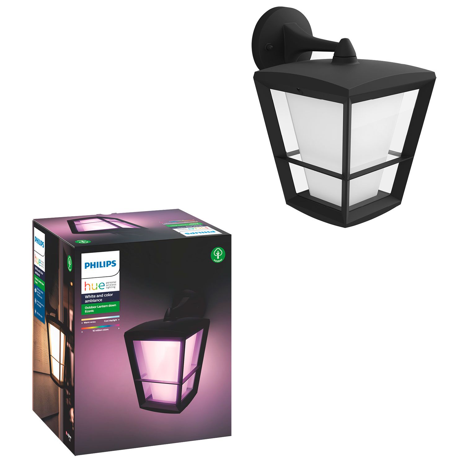 Philips Hue Econic Down Wall Latern Spotlight
