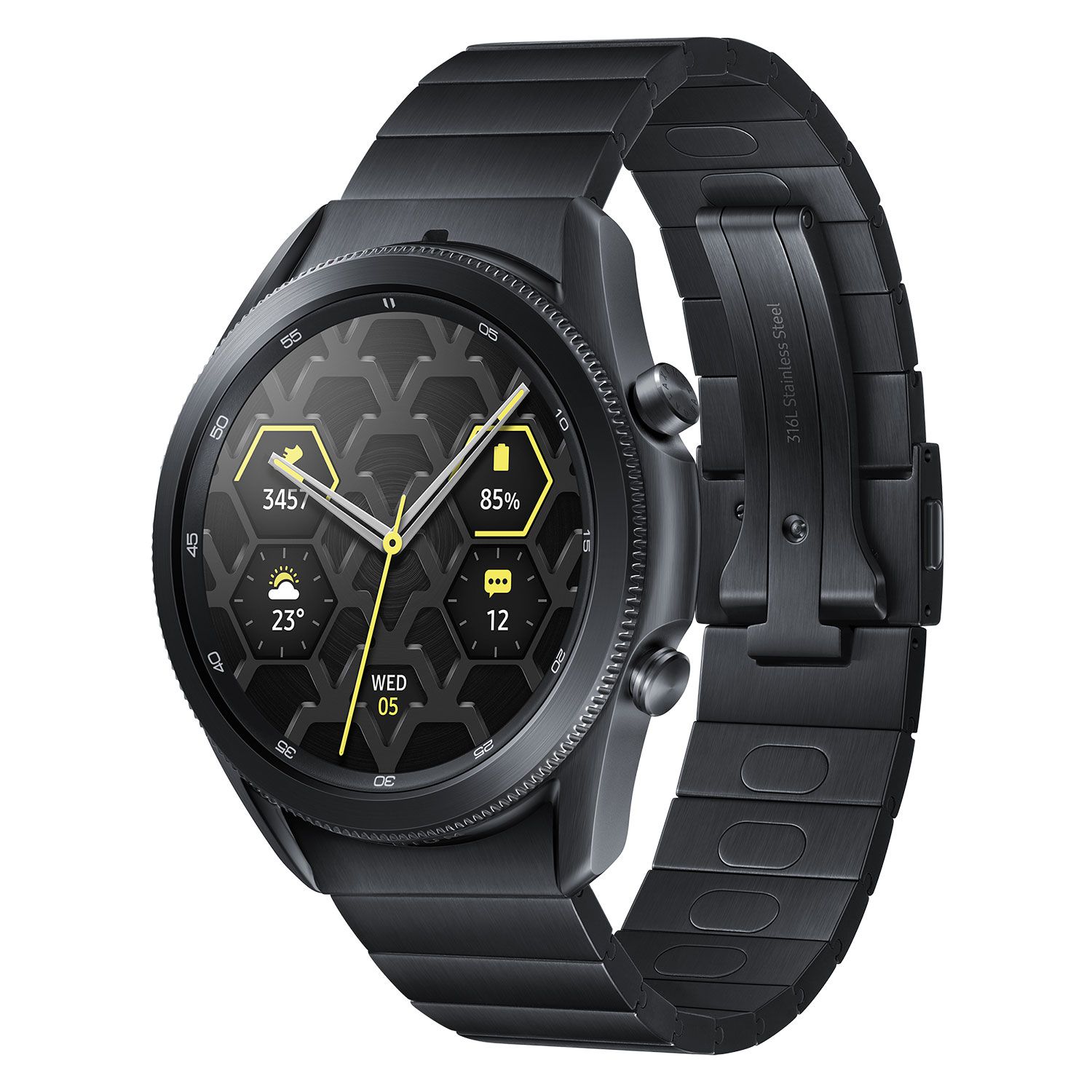 Samsung galaxy watch discount active 3 titanium