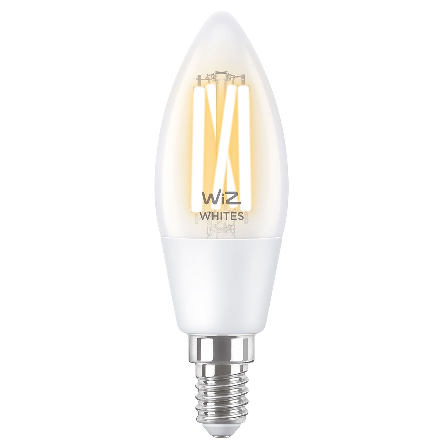 Wiz Smart Wi-Fi Clear Candle C35  E14 Tunable White