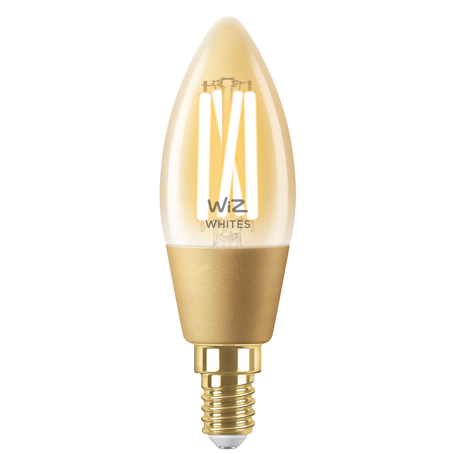 Wiz Smart Wi-Fi Amber Candle E14 Tunable White