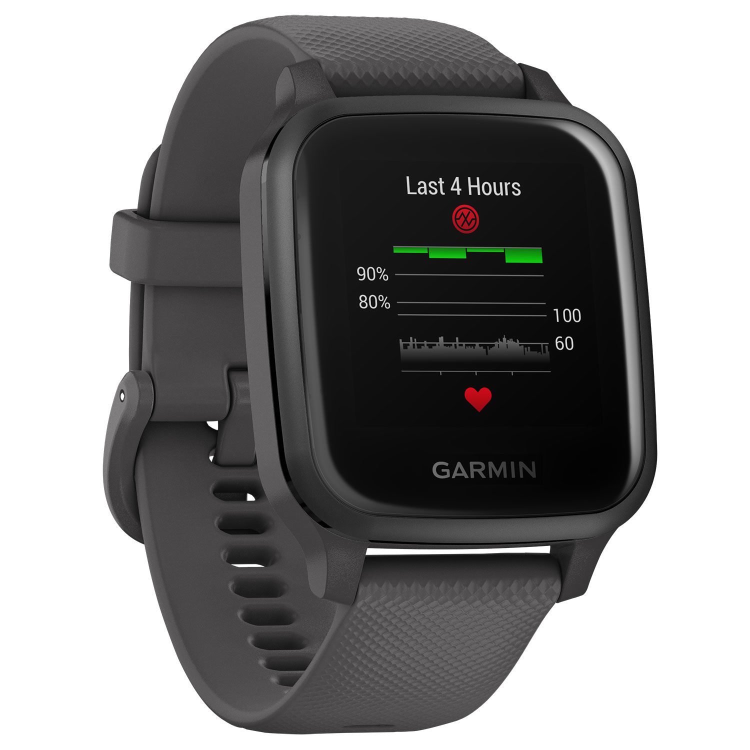 Garmin Venu Sq Music Black with Slate Bezel Plaisio