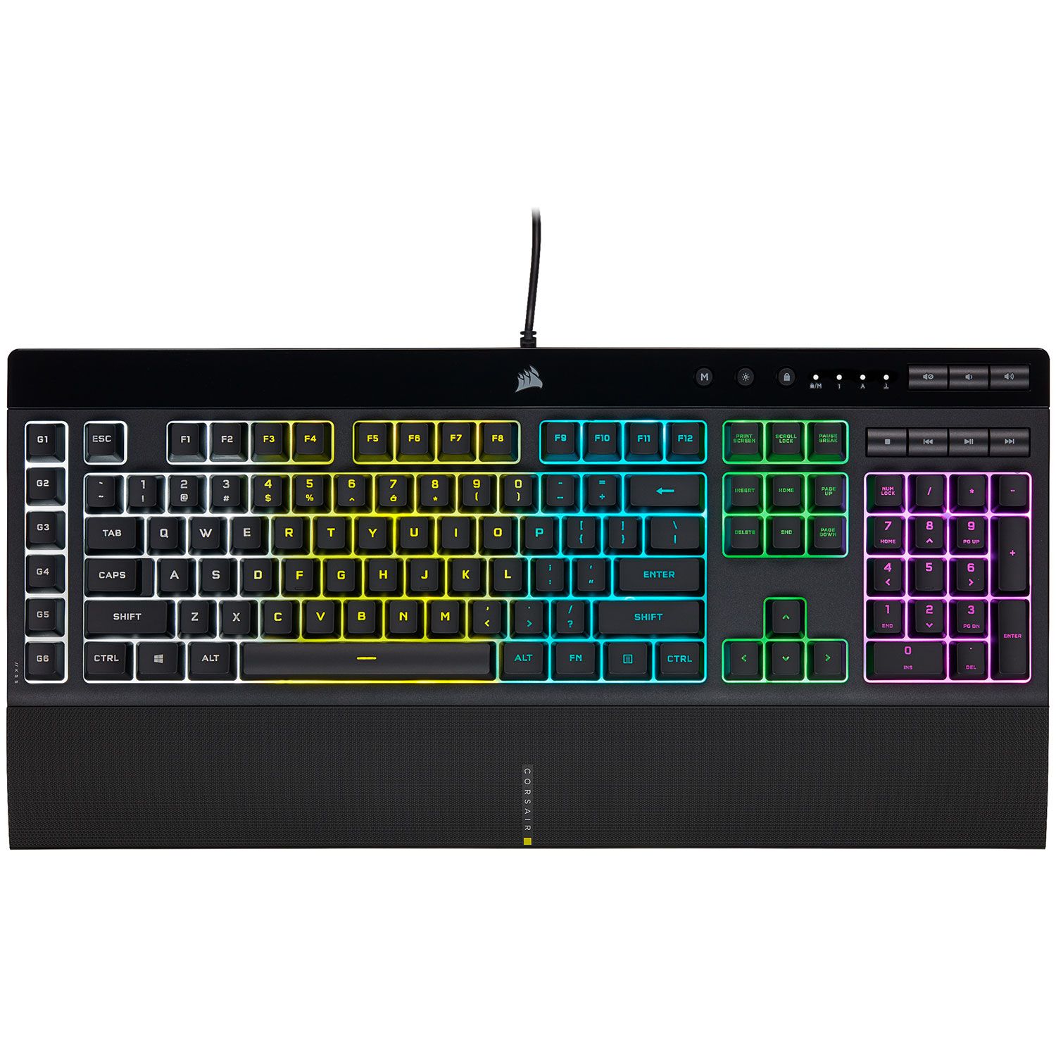 Corsair Πληκτρολόγιο K55 Pro Rubber Dome Ενσύρματο