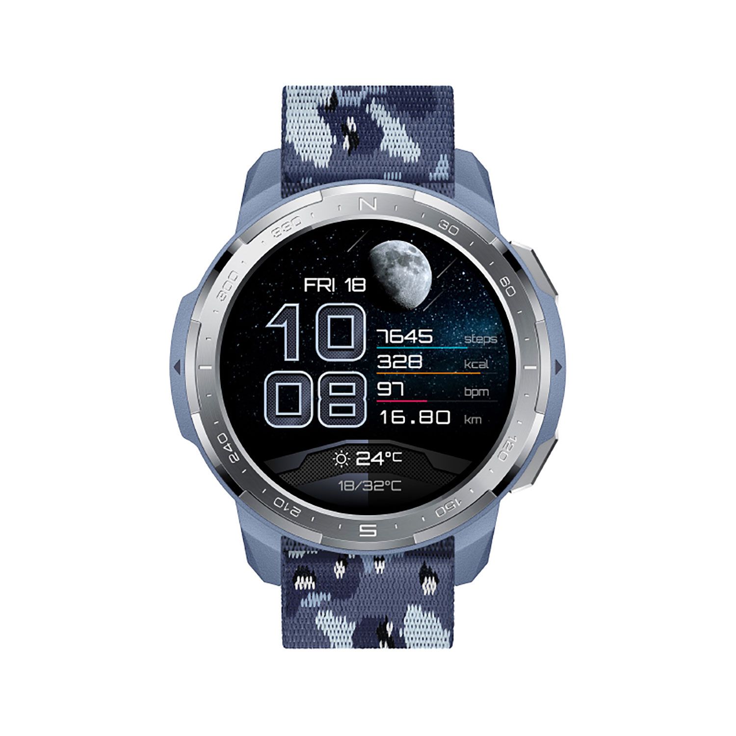 Honor watch gs pro camo cheap blue