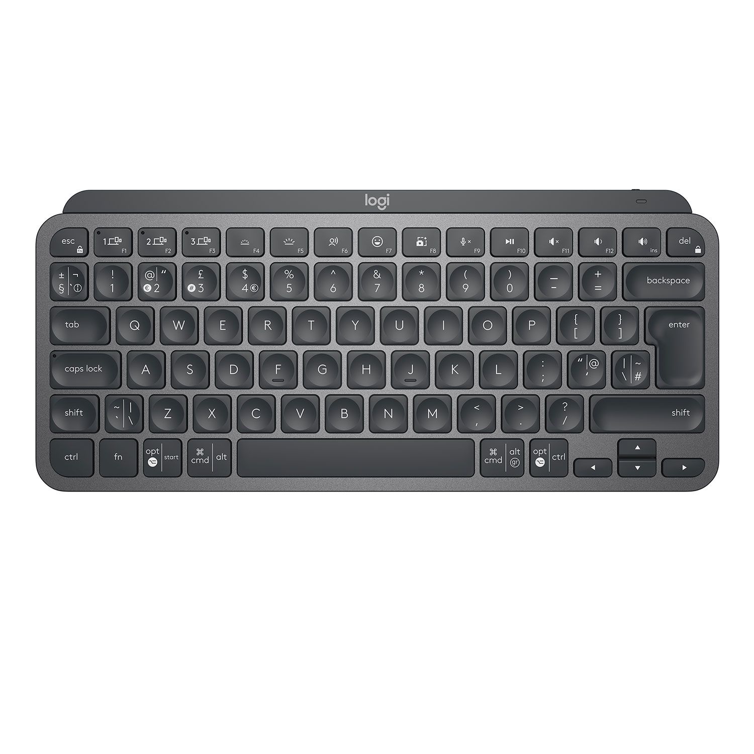 Logitech Πληκτρολόγιο Mx Keys Mini Graphite Bluetooth