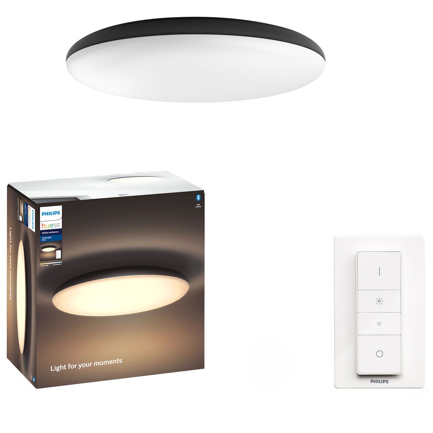 Philips Cher Hue ceiling lamp black