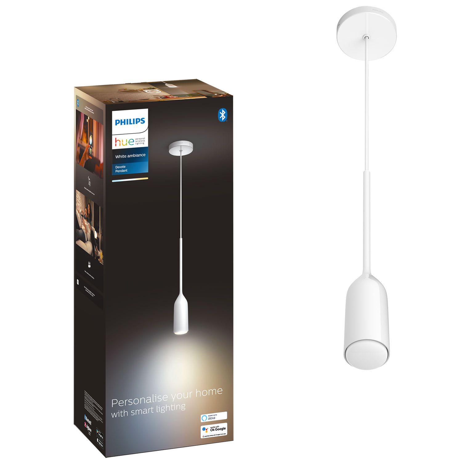 Philips Devote Hue pendant white