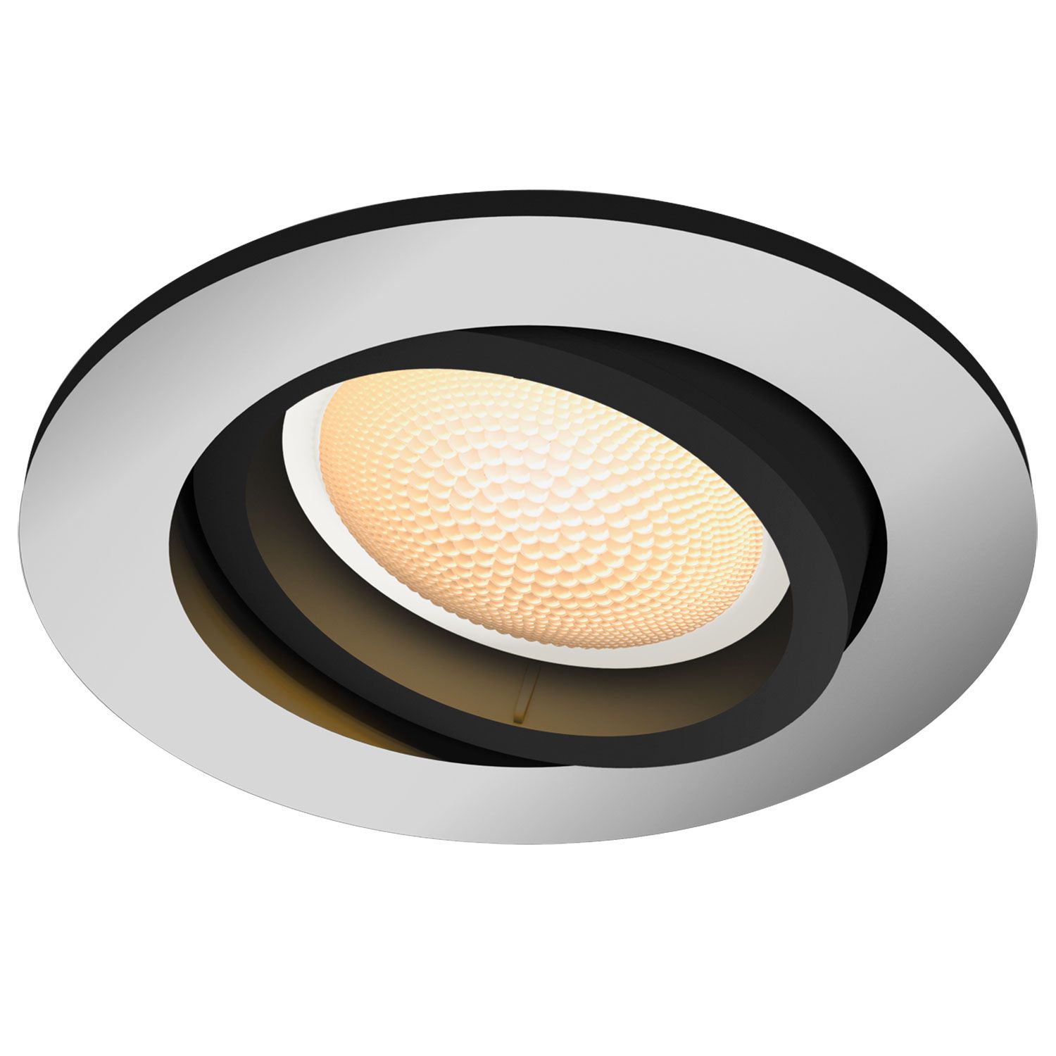 Philips Milliskin Hue recessed R. aluminium 1x5W