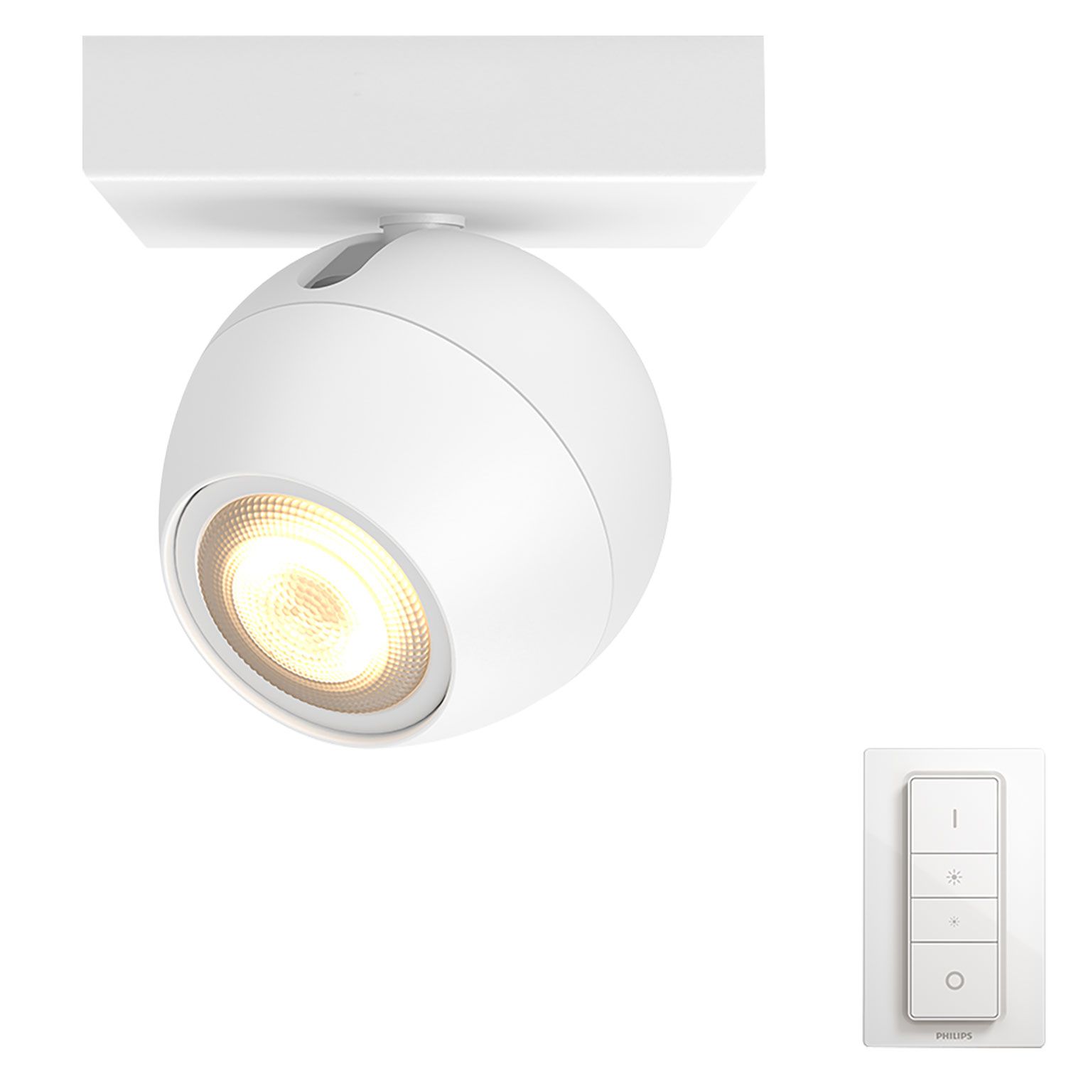 Philips Buckram Hue single spot white 1x5W 230V