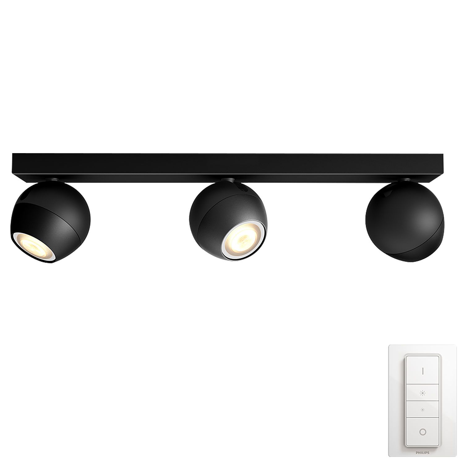 Philips Buckram Hue bar/tube black 3x5W 230V