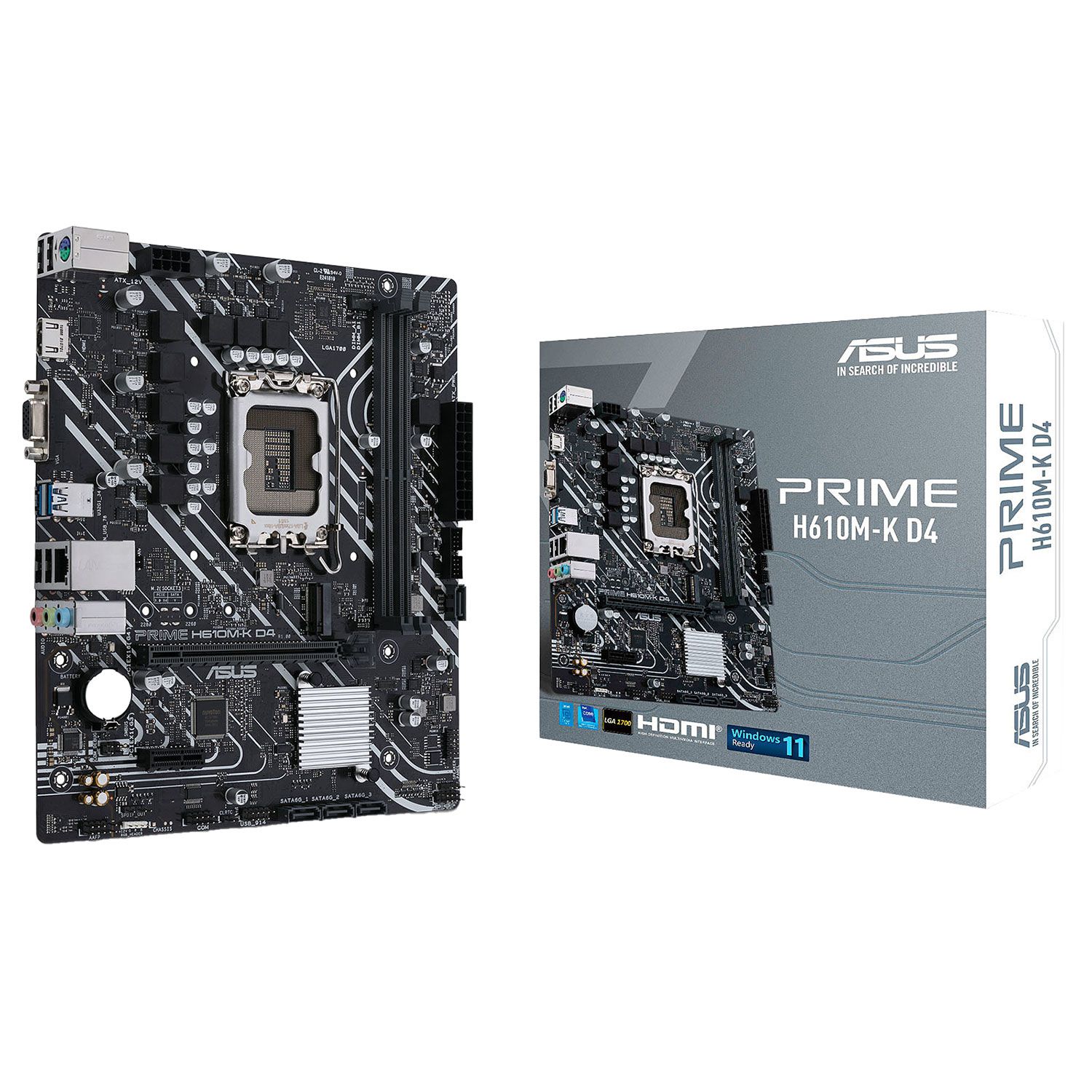 Asus Motherboard H610 Prime M-K D4 (H610/1700/DDR4)