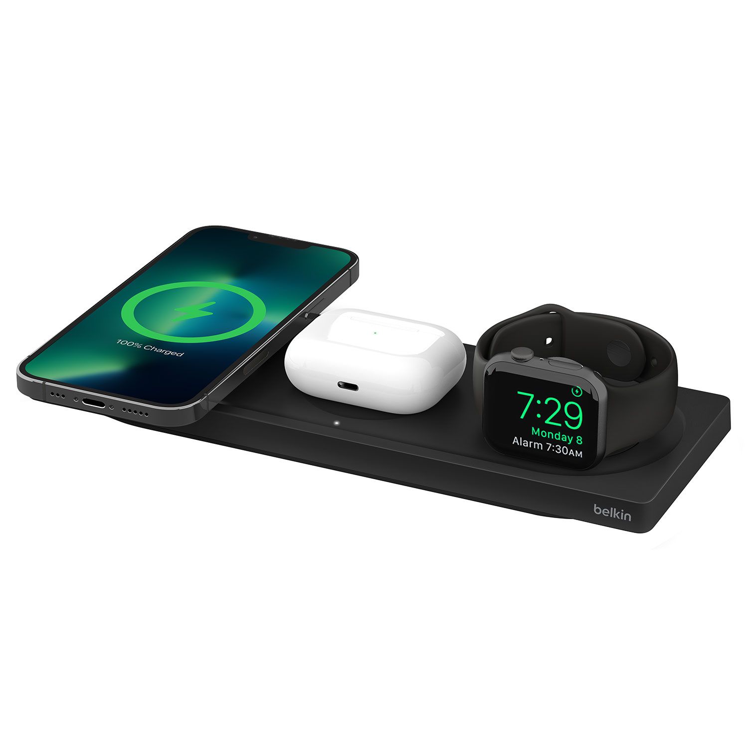 Belkin Boost Charge Pro MagSafe 3in1 φορτιστής, Μαυρός
