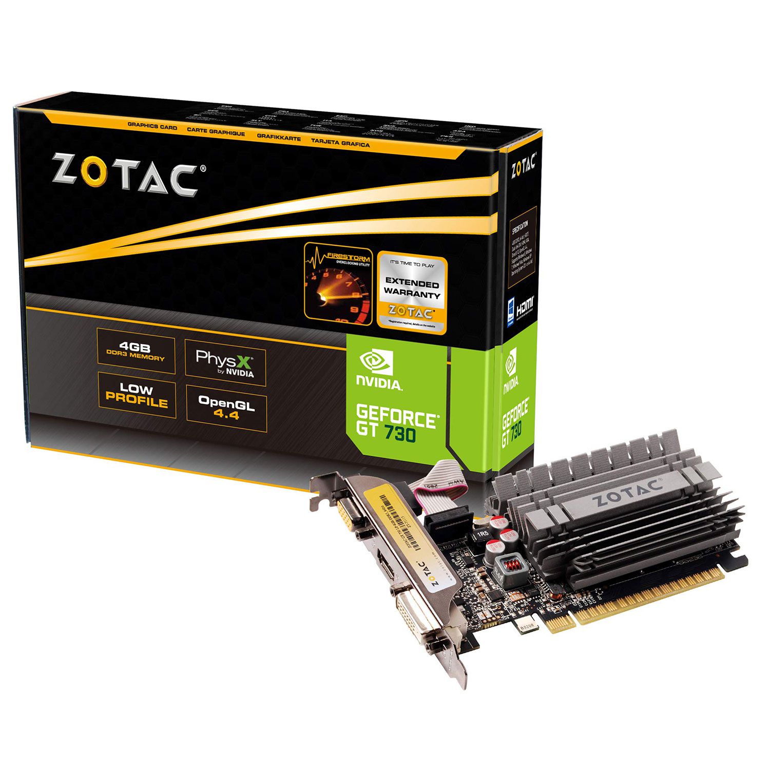 Zotac VGA GeForce GT 730 Zone Edition 4 GB