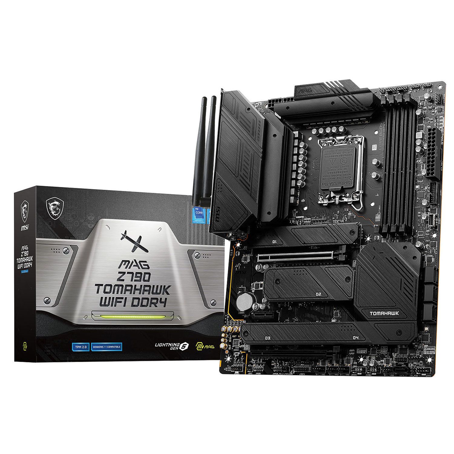 MSI Motherboard Z790 MAG TOMAHAWK WIFI DDR4 (Z790/1700/DDR4)