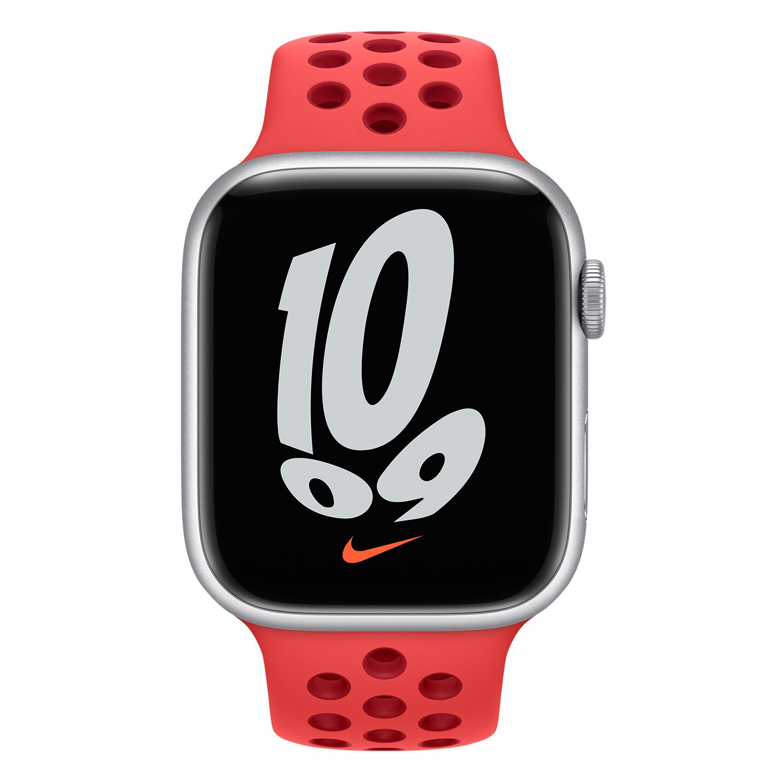 Apple 45mm Bright Crimson Gym Red Nike Sport Band Plaisio