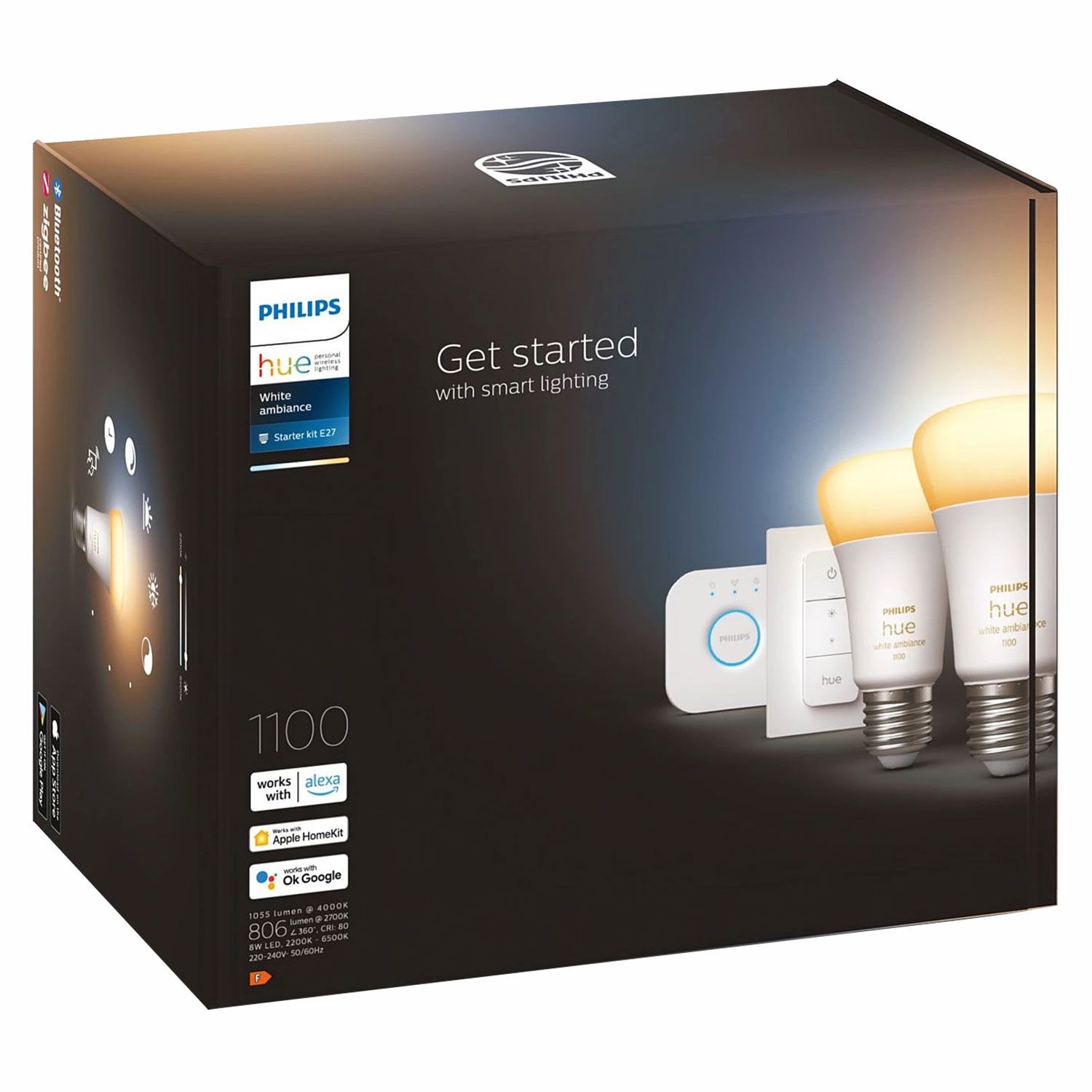 Philips Hue Wa 8W A60 E27 2 Set