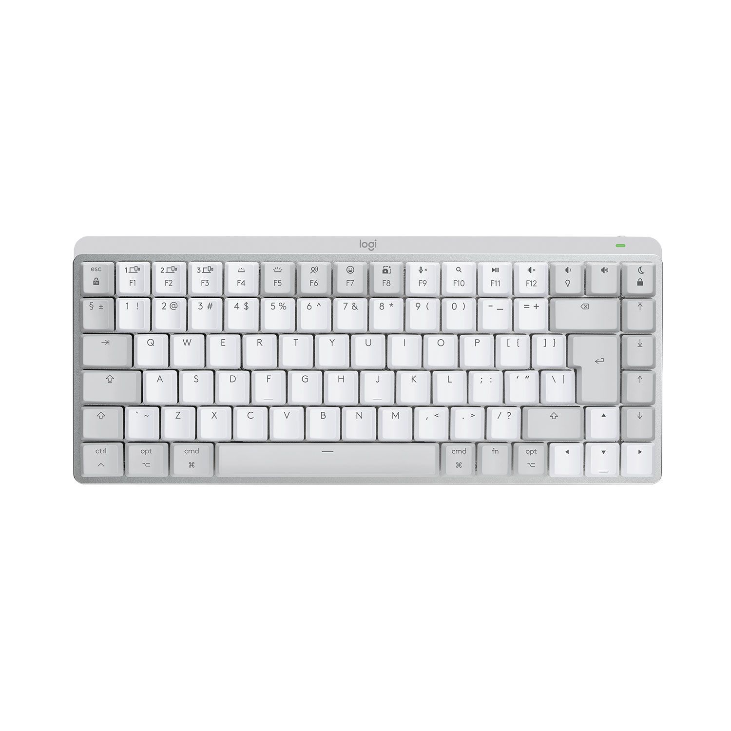 Logitech Πληκτρολόγιο MX Mechanical Mini Pale Grey for Mac