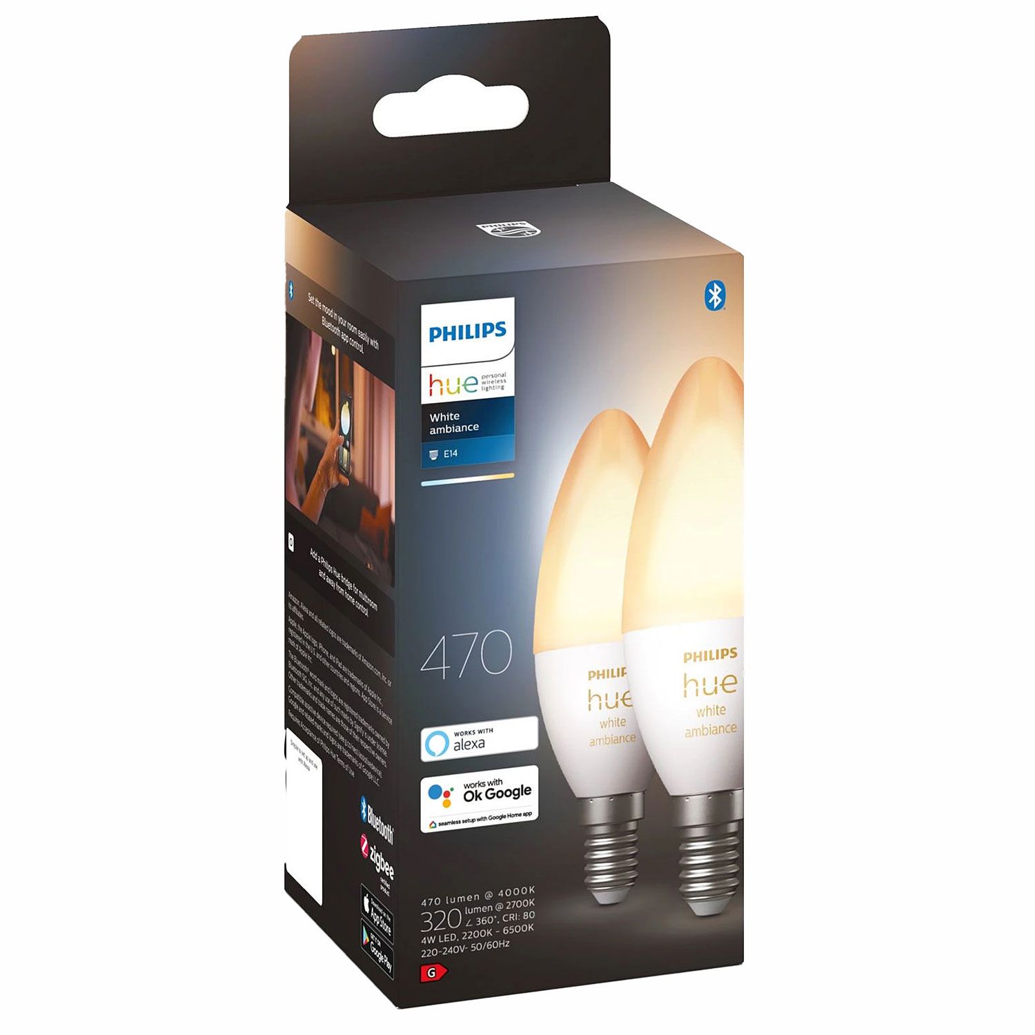Philips HueSmart Light Bulb 4w E14