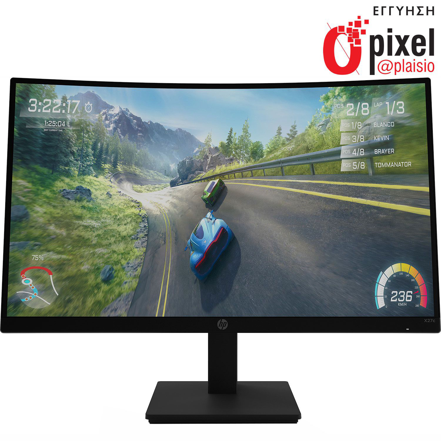 HP Monitor 27' X27c FHD Gaming