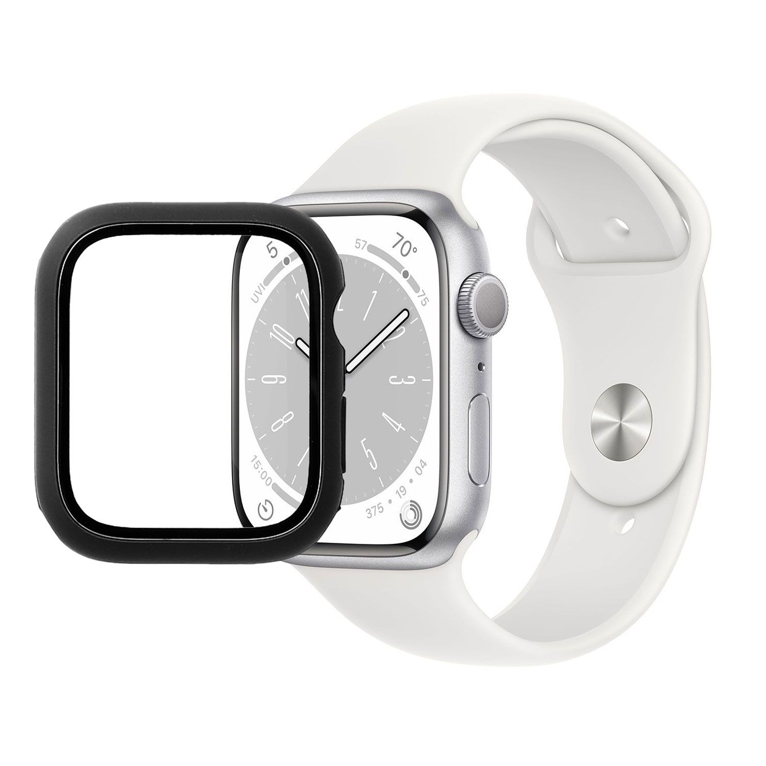 Sentio Θήκη Προστασίας για Applewatch 41mm Μαύρο