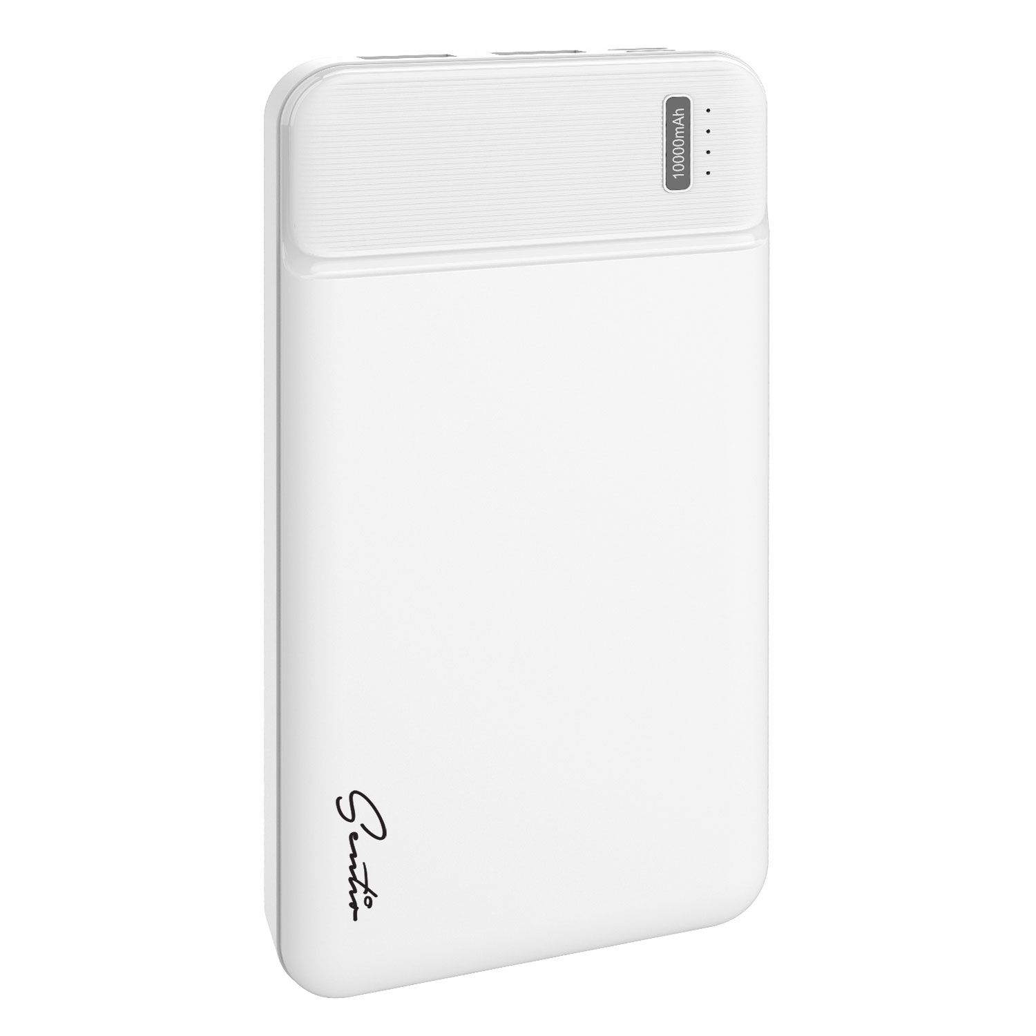 Sentio Powerbank 10000 mAh 3 Θέσεων 10W Λευκό
