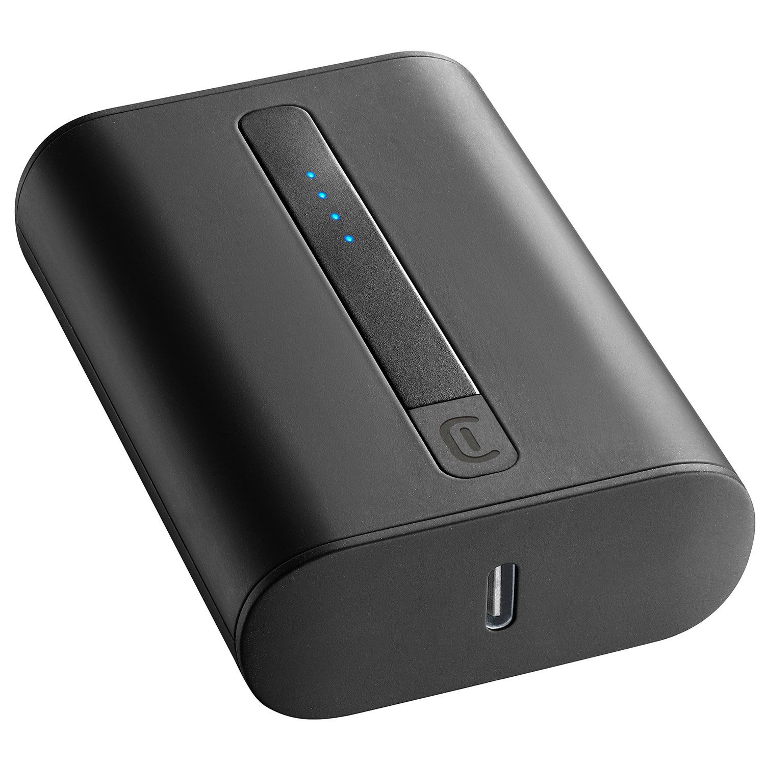 Cellularline Powerbank PD 10000 mAh 2 Θέσεων 20W Μαύρο