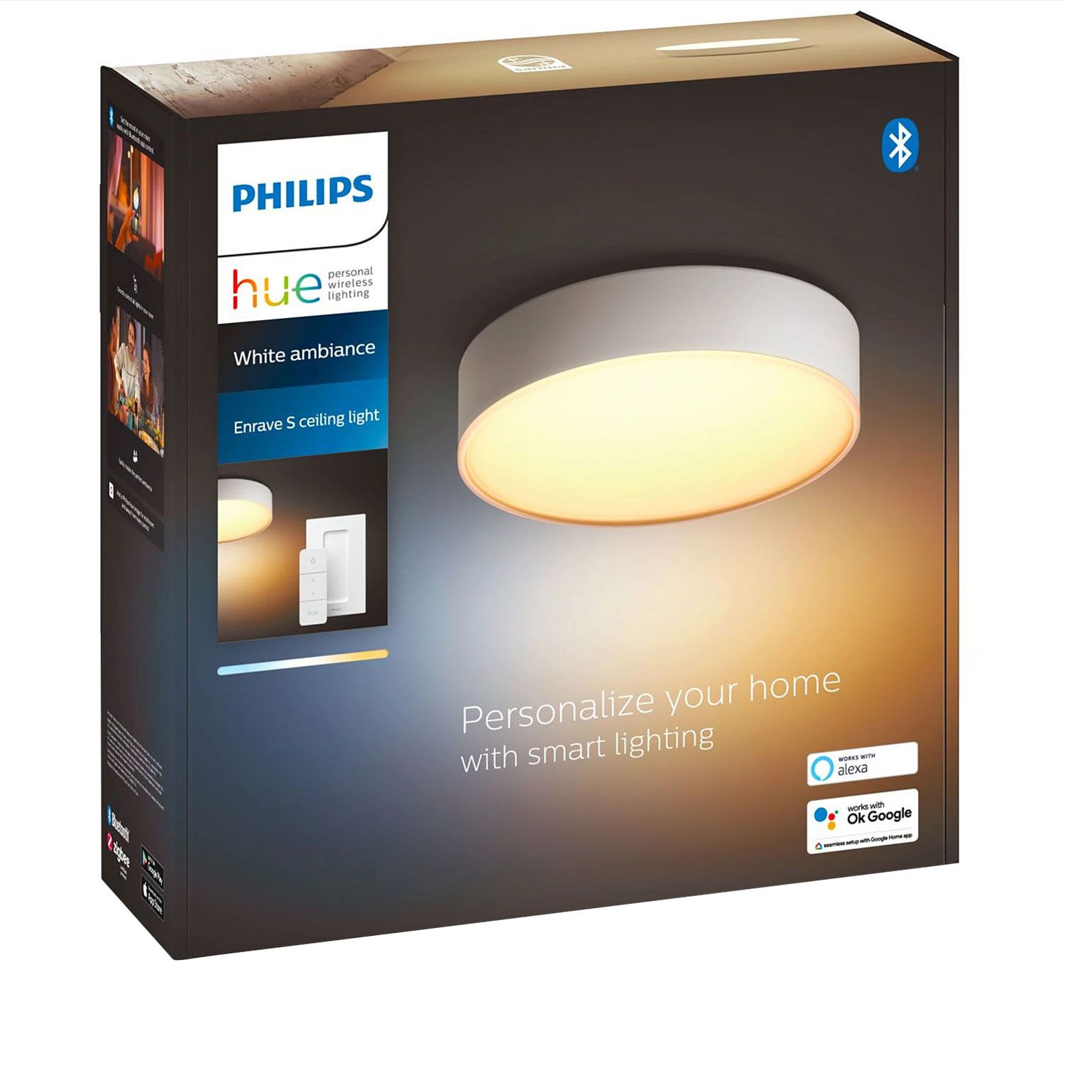 Philips Hue Enrave S Ceiling Lamp White