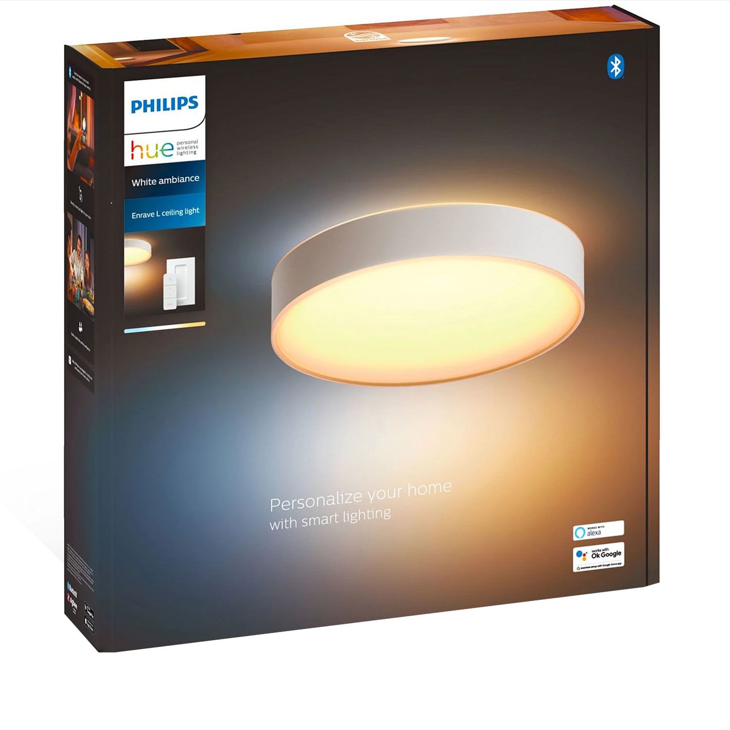 Philips Hue Enrave L Ceiling Lamp White