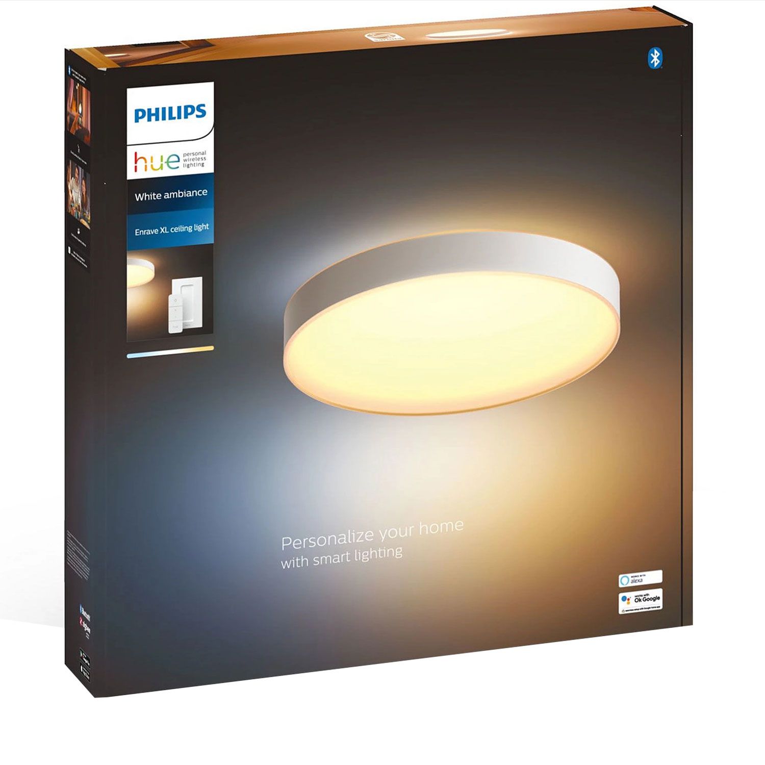 Philips Hue Enrave XL Ceiling Lamp White