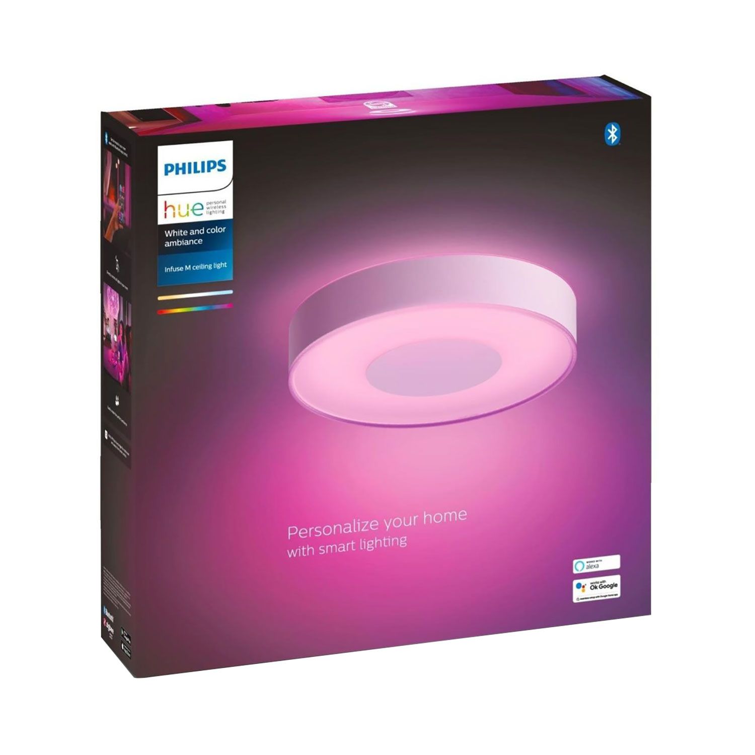 Philips Hue Infuse M Ceiling Lamp Black